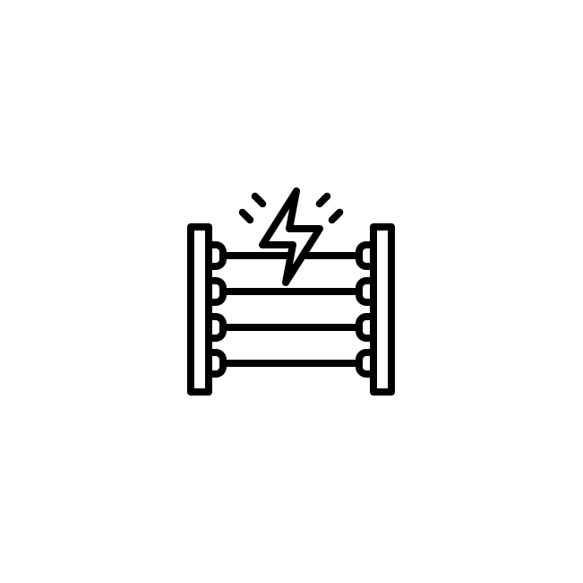 Ícone cerca elétrica